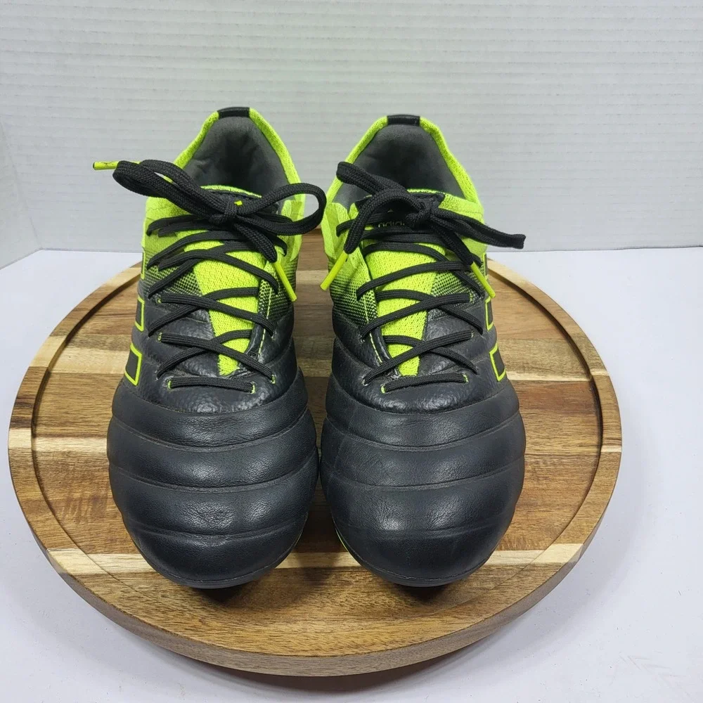 Adidas Copa 19.3 FG Soccer Cleats Men's 5.5 Black Solar Yellow Leather‎ D98092